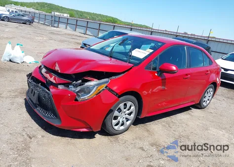 2021 Toyota Corolla Le из США, поврежденный, VIN 5YFEPMAE6MP266086